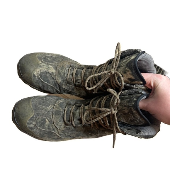 Cabela’s Camouflage Dryplus Scent Eliminator Boots Sz 8D Green Tan Hunting main image 5